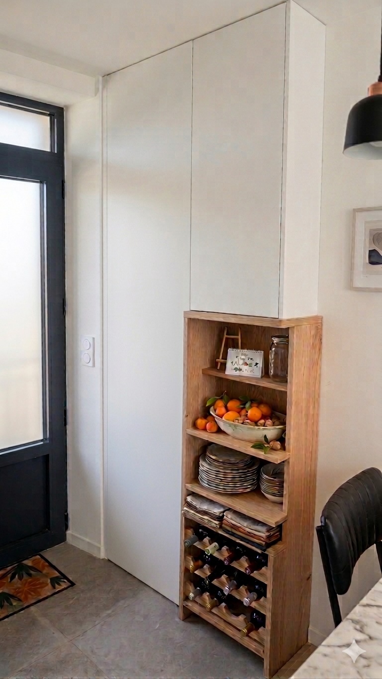 Placard de cuisine — finition