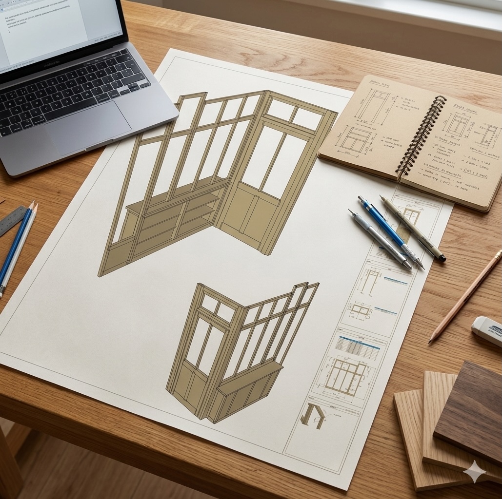 Verrière & porte — vue d'ensemble